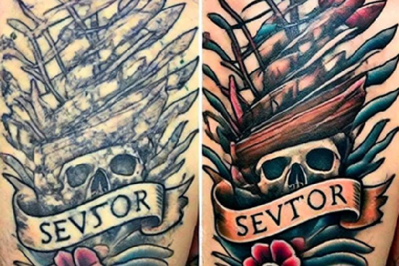 Cobrir uma tatuagem