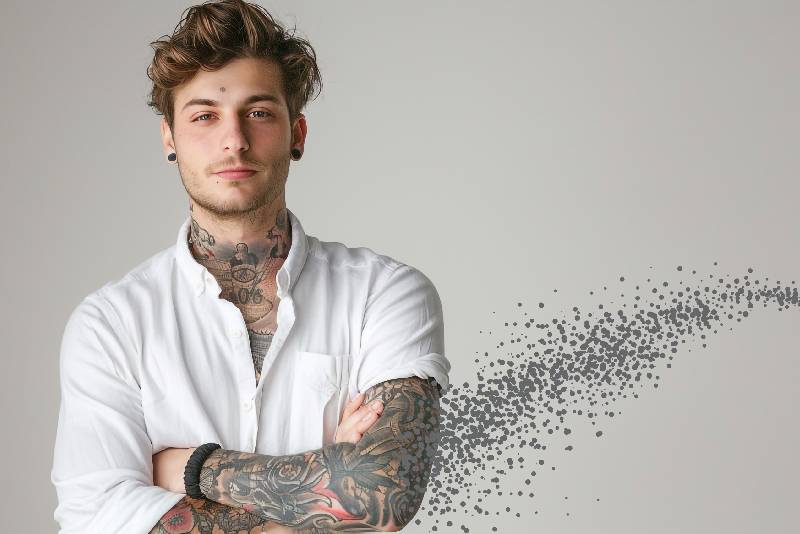 Como a densidade e a profundidade do pigmento influenciam na remoção de tatuagens